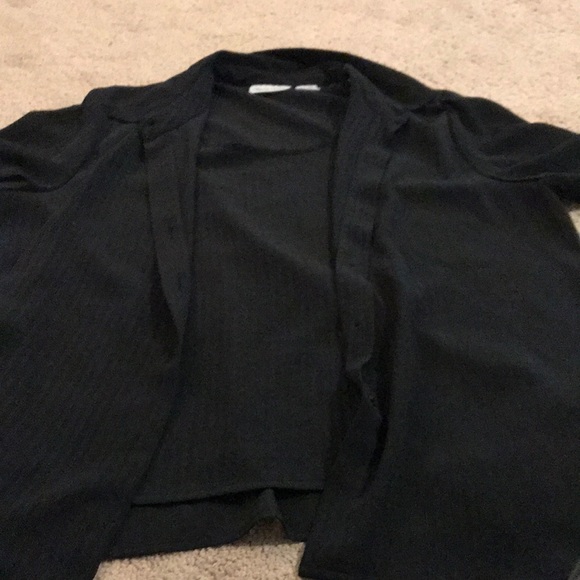 Women’s black button up top with inner tank XL - Picture 2 of 9